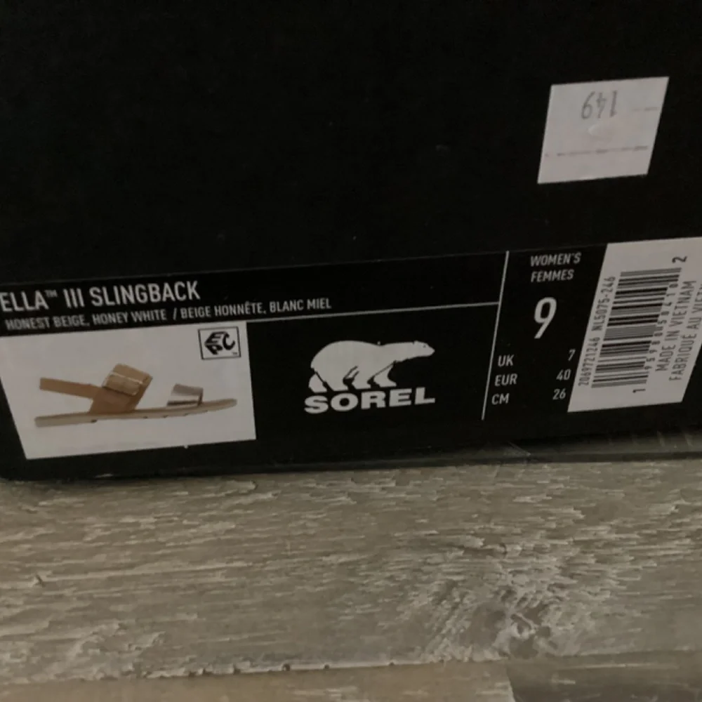 SOREL Ella III Slingback Sandals, size 9